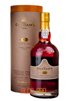 Grahams Tawny Port 40 years портвейн Грэмс Тони Порт 40 лет в тубе