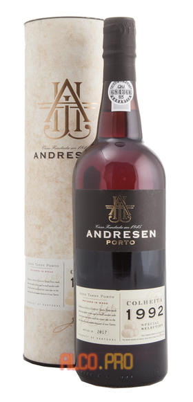 Andresen 1992 Colheita портвейн Андресен Калейта 1992