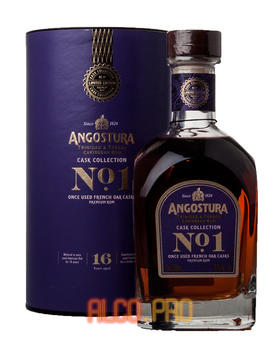 Angostura Cask Collection 16 years Ром Ангостура Каск Коллекшн 16 лет в тубе
