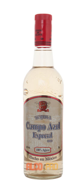 Campo Azul Especial Oro 100 % Agave текила Кампо Азул Эспесьял Оро 100 % агава