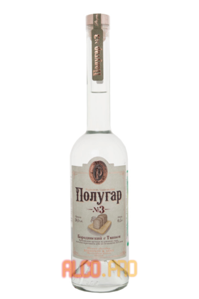 Водка Полугар № 3 Бородинский с Тмином 0.5l