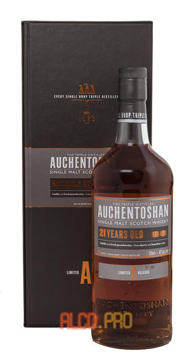 Auchentoshan 21 years виски Очентошен 21 год