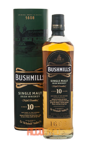 Bushmills Single Malt 10 years Ирландский виски Бушмилс Сингл Молт 10 лет