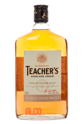 Teachers Highland Cream 0.5l виски Тичерс Хайленд Крим 0.5 л фляжка