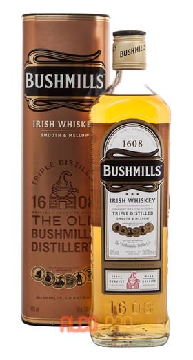 Bushmills 0.7l Ирландский виски Бушмилс 0.7л в тубе