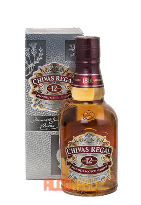 Chivas Regal 12 years 375 ml виски Чивас Ригал 12 лет 0.375 л