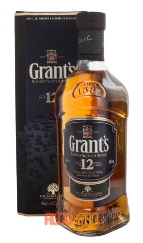 Grants 12 years old 0.5l виски Грантс 12 лет 0.5л