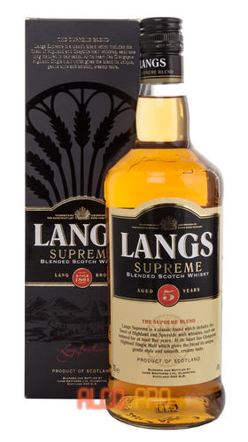 Langs Supreme 5 years old виски Лангс Суприм 5 лет