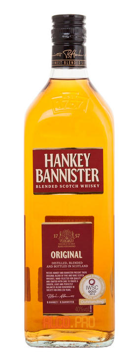 Hankey Bannister 3 years old виски Хэнки Бэннистер 3 года