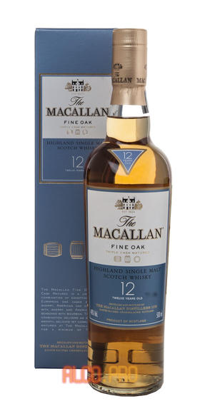 Macallan 12 years fine oak виски Макаллан 12 лет файн оук в п/у