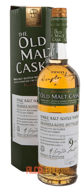 Craigellachie Old Malt Cask 9 years old виски Крэйгелачи Олд Молт Кэск 9 лет
