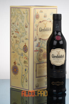 Glenfiddich 19 years Age Of Discovery виски Гленфиддик 19 лет Эйдж оф Дисковери