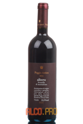 Poggio Antico Brunello di Montalcin 2004 вино Поджио Антико Брунелло ди Монтальчино 2004