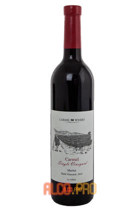 Carmel Merlot Shaal Vineyard 2010 израильское вино Кармель Мерло Шааль Виньярд 2010