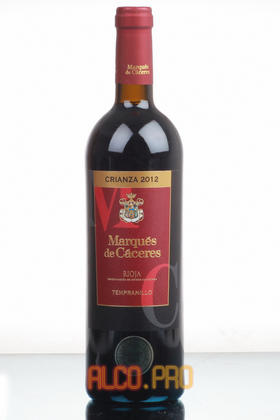 Marques de Caceres Crianza Vendimia Seleccionada 2012 испанское вино Маркес де Касерес Крианса Вендемиа Селексьонада 2012