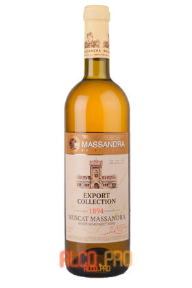 Massandra Muscat Export Collection вино Массандра Мускат Экспорт Коллекшн белое полусладкое