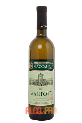 Massandra Aligote вино Массандра Алиготе сухое белое