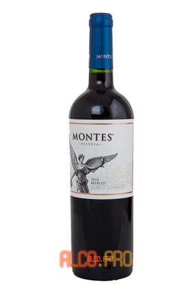 Montes Reserva Merlot 2013 чилийское вино Монтес Резерва Мерло 2013