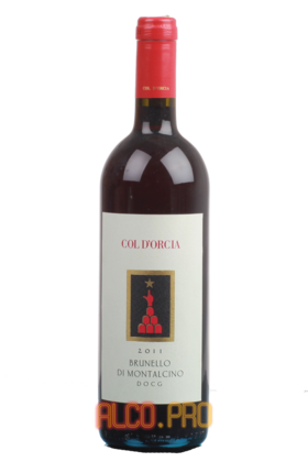 Col dOrcia Brunello di Montalcino Итальянское вино Кол дОрча Брунелло ди Монтальчино