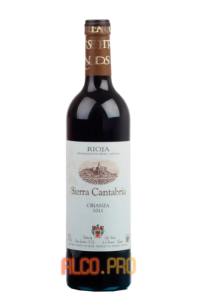 Sierra Cantabria Crianza испанское вино Сьерра Кантабриа Крианса