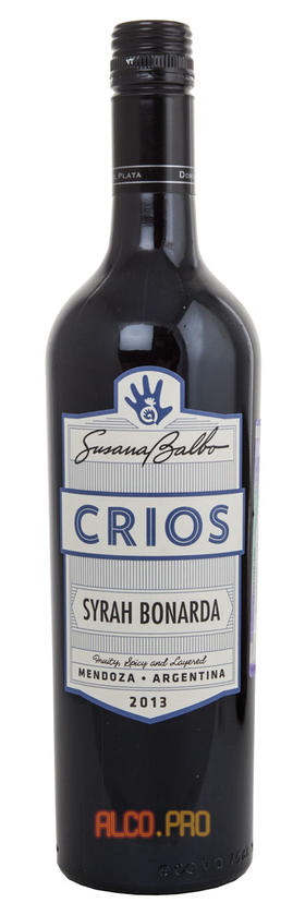 Dominio del Plata Crios Syrah-Bonarda 2013 Аргентинское вино Домино дель Плата Криос Сира-Бонарда 2013