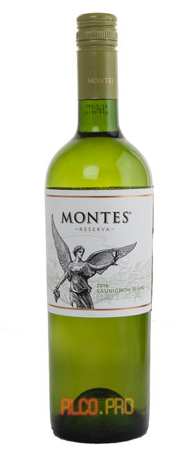 Montes Sauvignon Blanc Reserva 2014 чилийское вино Монтес Совиньон Блан Резерва 2014