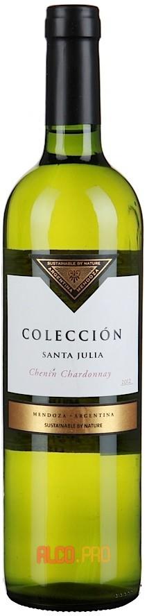 Santa Julia Coleccion Chardonnay 2013 аргентинское вино Санта Джулия Коллексьон Шардоне 2013