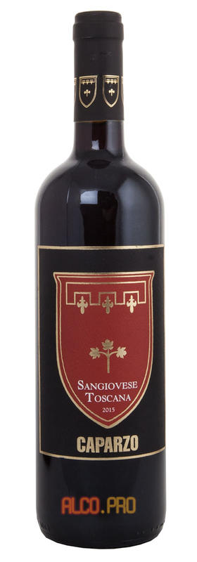 Caparzo Sangiovese Toscana Итальянское вино Капарцо Санджовезе Тоскана 