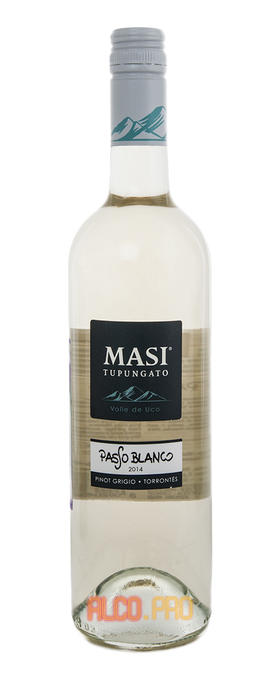 Masi Tupungato Passp Blanco Аргентинское вино Пассо Бланко Тупанго Мази 
