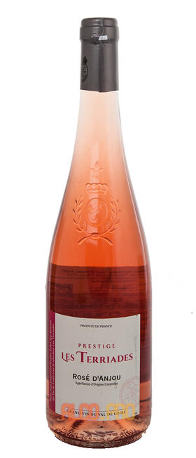 Rose d`Anjou AOC Prestige Les Terriades Французское вино Розе д`Анжу АОС Престиж Ле Террияд 