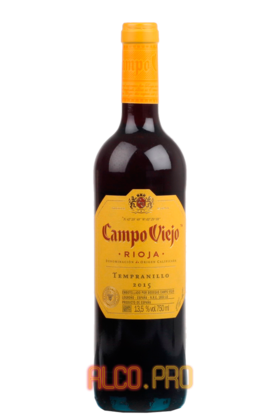 Campo Viejo Tempranillo испанское вино Кампо Вьехо Темпранильо