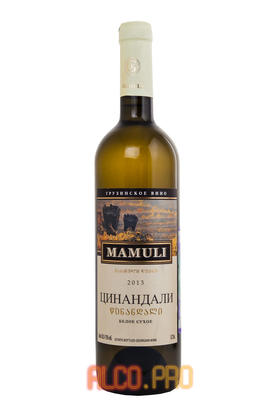 Mamuli Tsinandali грузинское вино Мамули Цинандали