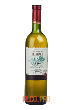 Прошянский Mskhali Армянское вино ПКЗ Мсхали