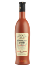 Vaziani Company Alazanskaya Dolina Red грузинское вино Вазиани Алазанская Долина в глиняной бутылке