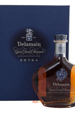 Delamain Grand Champagne Extra decanter & gift box коньяк Деламен Гран Шампань Экстра декантер и п/у