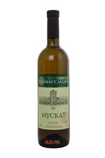 Massandra Muscat white semi-sweet Вино Массандра Мускат полусладкое белое