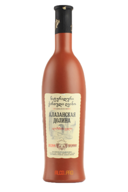 Vaziani Company Alazanskaya Dolina Red грузинское вино Вазиани Алазанская Долина в глиняной бутылке