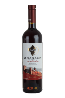 Грузинское вино Алазани Лази красное Alazani Lazi red