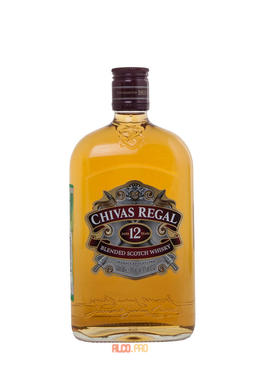 Chivas Regal 12 years 500 ml виски Чивас Ригал 12 лет 0.5 л фляжка