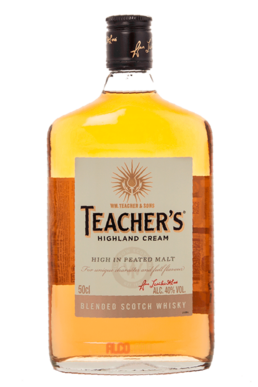 Teachers Highland Cream 0.5l виски Тичерс Хайленд Крим 0.5 л фляжка