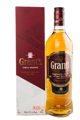 Grants Family Reserve with 2 glasses виски Грантс Фамили Резерв с 2 стаканами