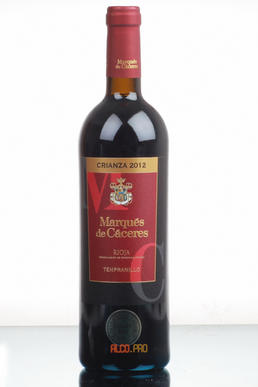 Marques de Caceres Crianza Vendimia Seleccionada 2012 испанское вино Маркес де Касерес Крианса Вендемиа Селексьонада 2012