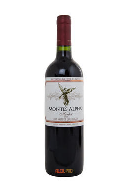 Montes Alpha Merlot 2010 чилийское вино Монтес Альфа Мерло 2010