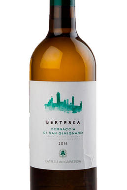 Castelli del Grevepesa Bertesca Vernaccia di San Gimignano Итальянское вино Кастелли дель Гревепеза Бертеска Верначча ди Сан-Джиминьяно