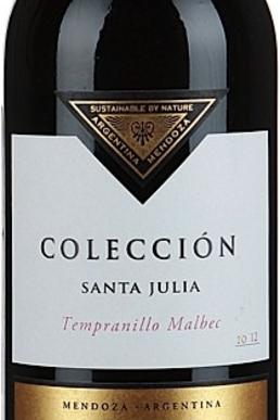 Santa Julia Coleccion Tempranillo-Malbec Аргентинское вино Санта Джулия Колексьон Темпранильо Мальбек