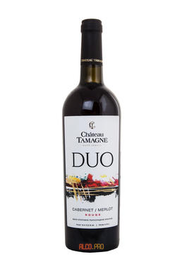 Chateau Tamagne Duo вино Шато Тамань Дуо полусладкое красное